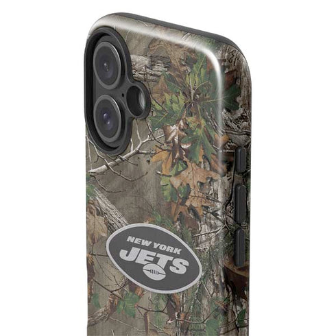 NFL New York Jets Realtree Xtra Green Camo iPhone 16 Plus Impact Case